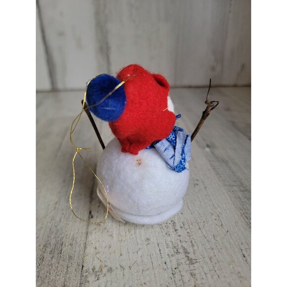 Annalee miniature snowman ornament Xmas decor vintage - Picture 4 of 6